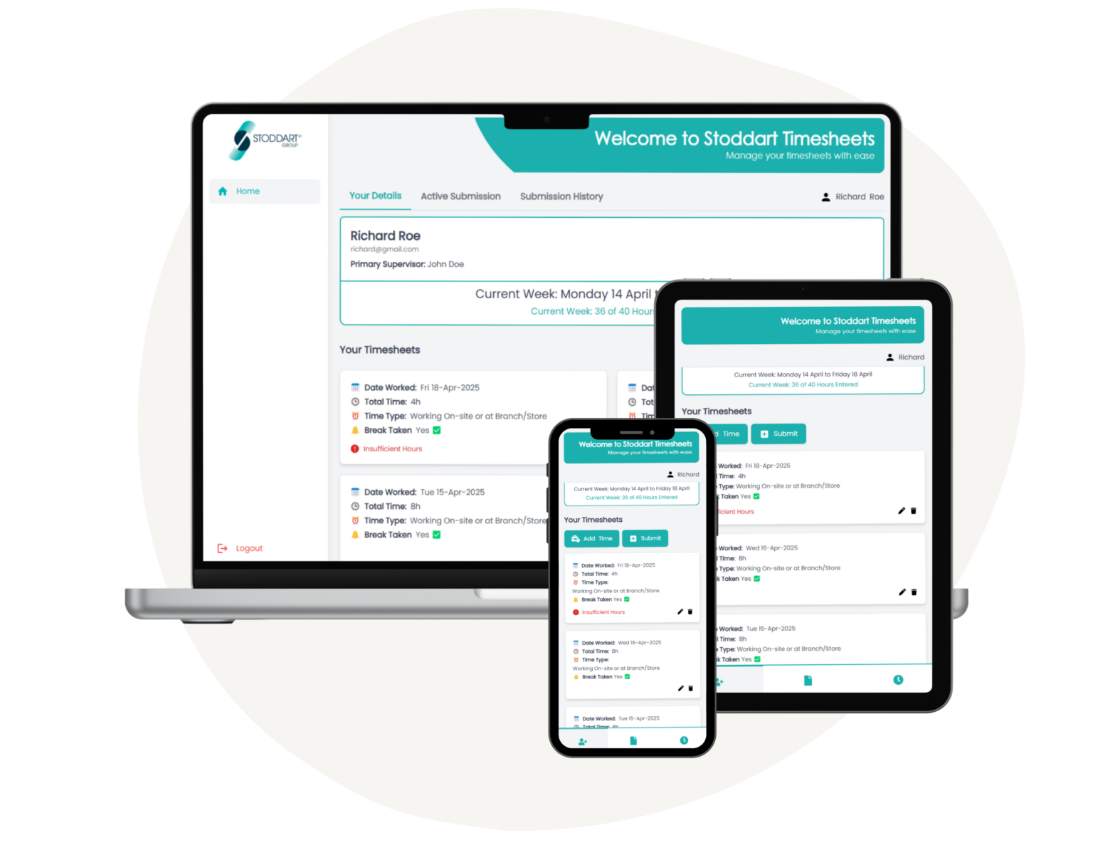 Stoddart Group Timesheet Solution